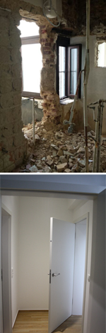 Wohnungs-Umbau in Mnchengladbach / Sanierung aus einer Hand